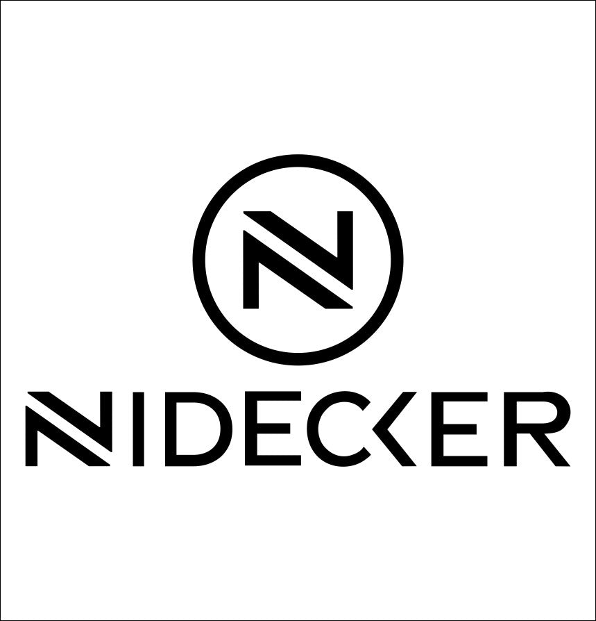 Nidecker decal, sticker, ski snowboard decal