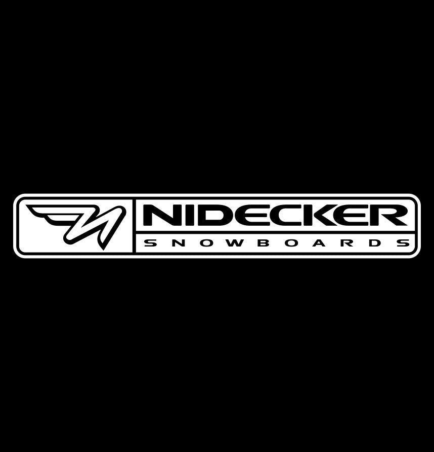 Nidecker decal, sticker, ski snowboard decal