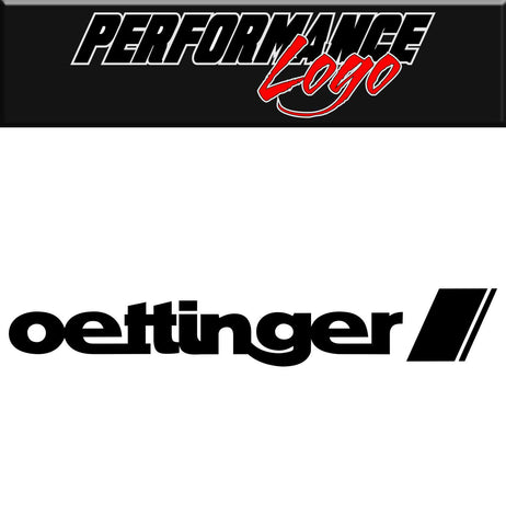 Oettinger decal, performance decal, sticker