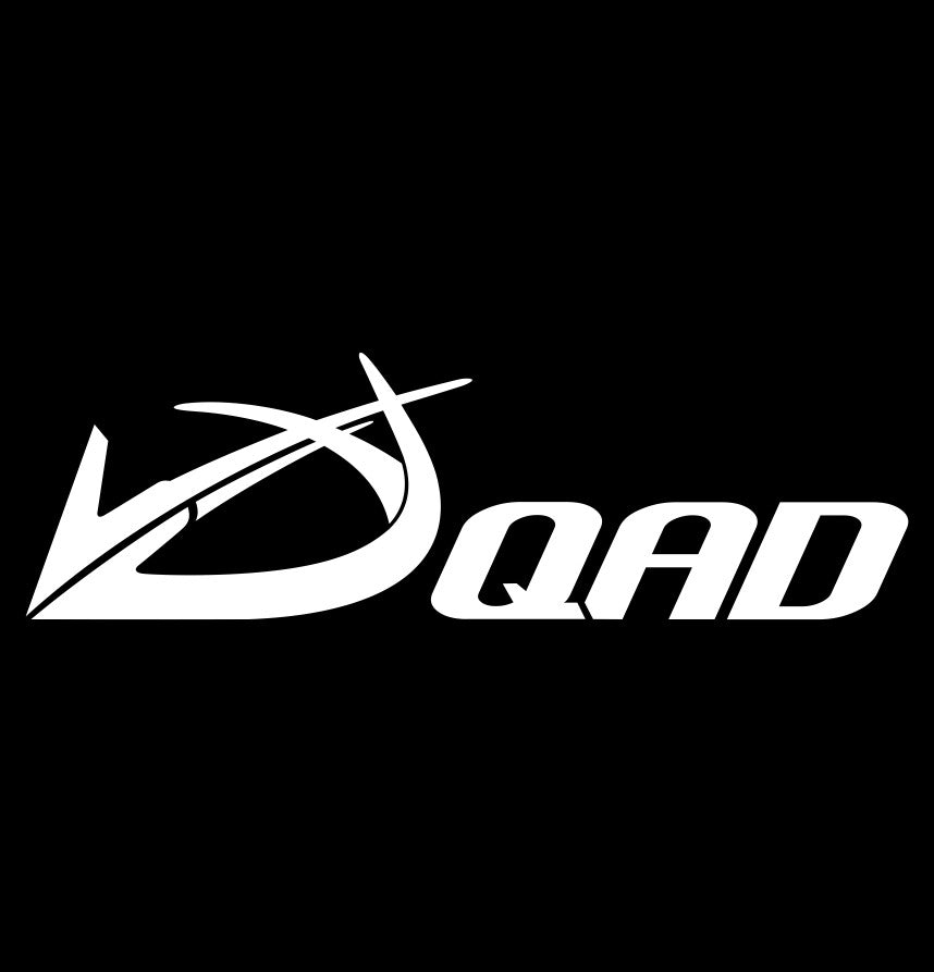 QAD Quality Archery Designs decal, sticker, fishing hunting sticker, car decal
