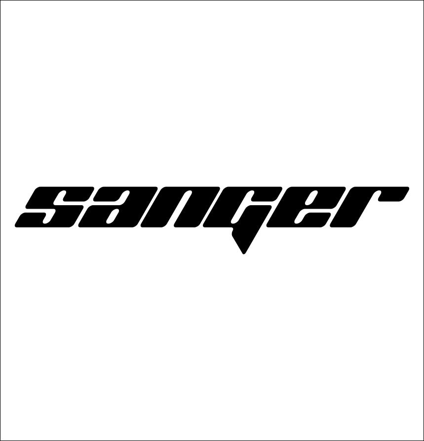Sanger Boats decal, sticker, hunting fishing decal, car sticker