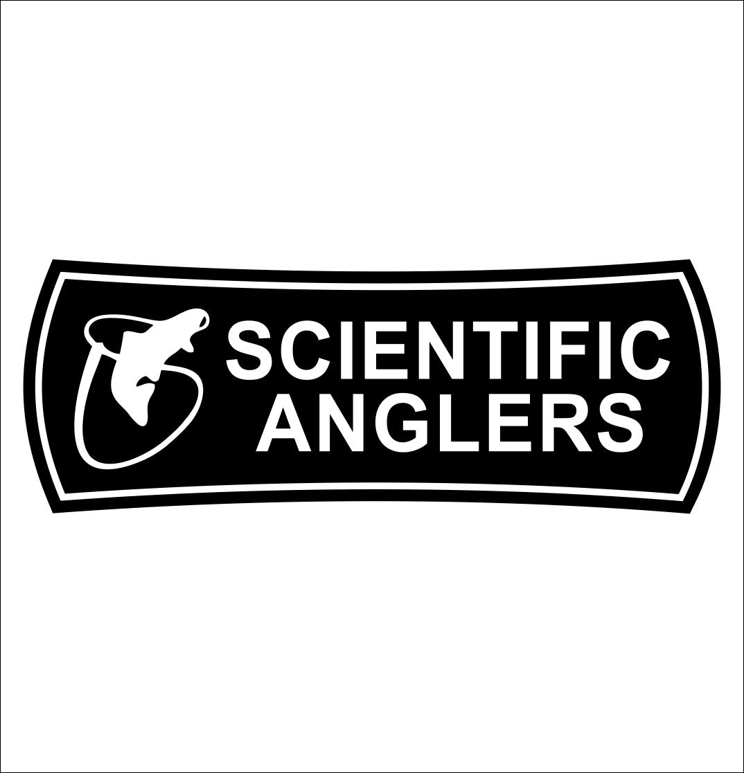 Scientific Anglers decal, sticker, hunting fishing decal, car sticker