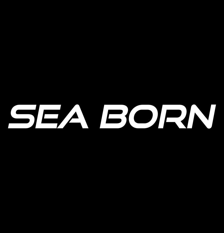 Sea Born Boats decal, sticker, hunting fishing decal, car sticker