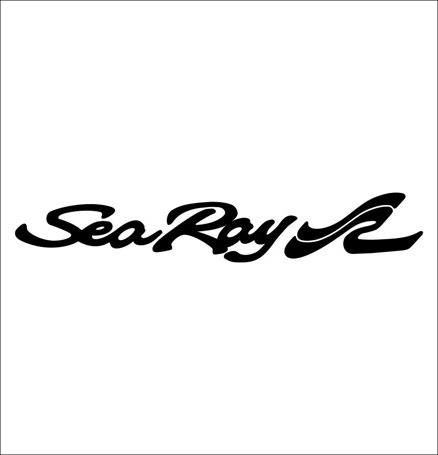 Sea Ray Boats decal, sticker, hunting fishing decal, car sticker