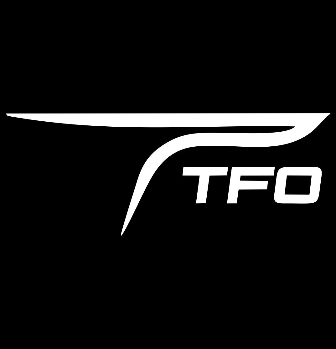 Temple Fork Outfitters decal, sticker, fishing hunting sticker, car decal