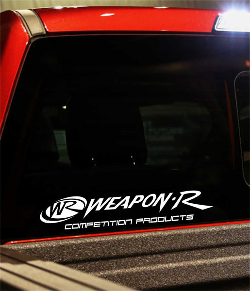 weapon r decal, car decal sticker