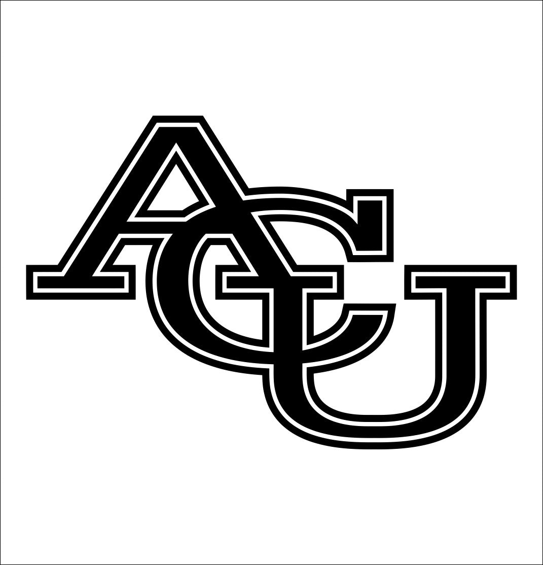 Abilene Christian Wildcats decal, car decal sticker, college football