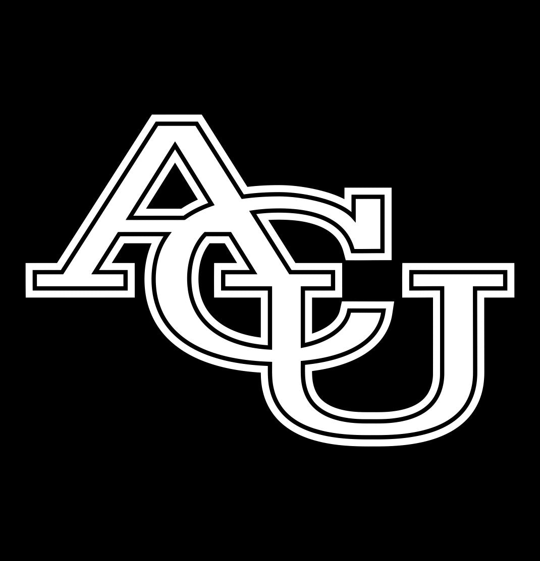 Abilene Christian Wildcats decal, car decal sticker, college football