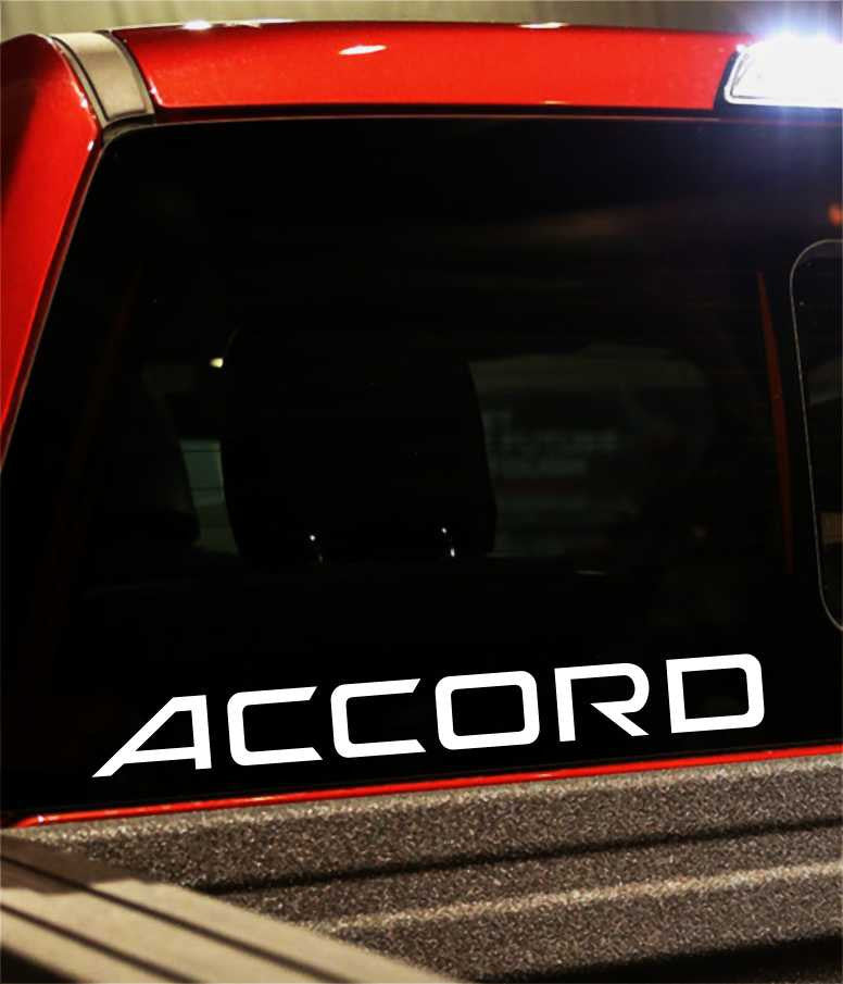 accord performance logo decal - North 49 Decals