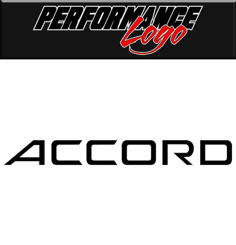 accord decal performance logo decal - North 49 Decals