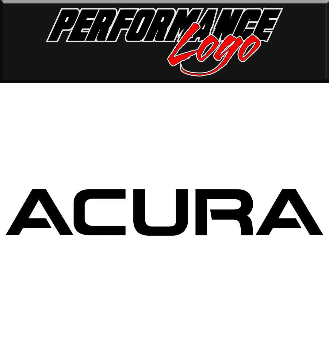 Acura decal, sticker, car decal