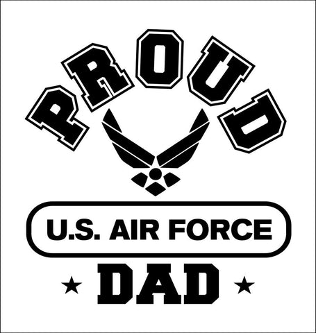 Proud US Airforce Dad decal