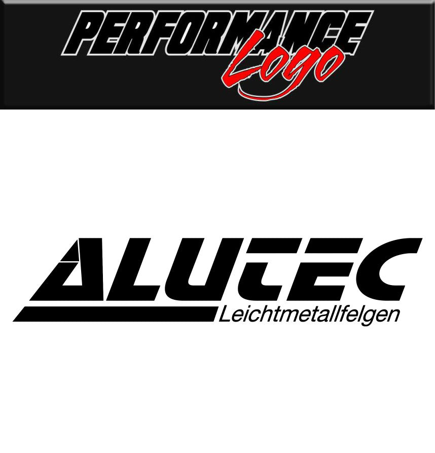 Alutec decal, sticker, performance car decal sticker