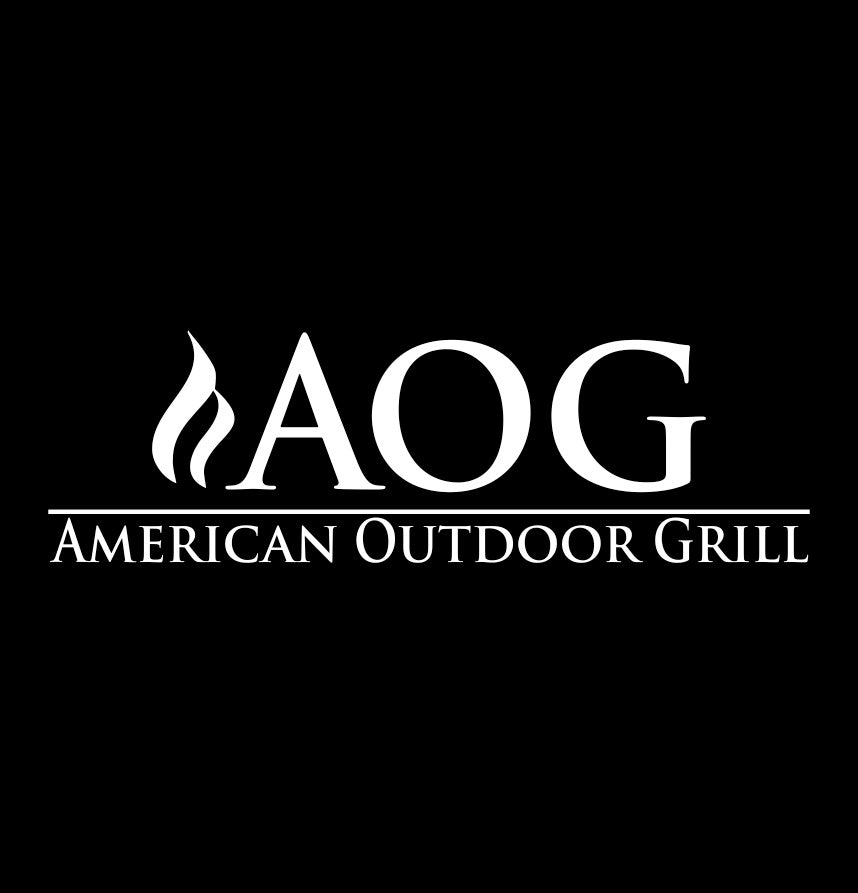 American Outdoor Grill decal, barbecue decal smoker decals, car decal