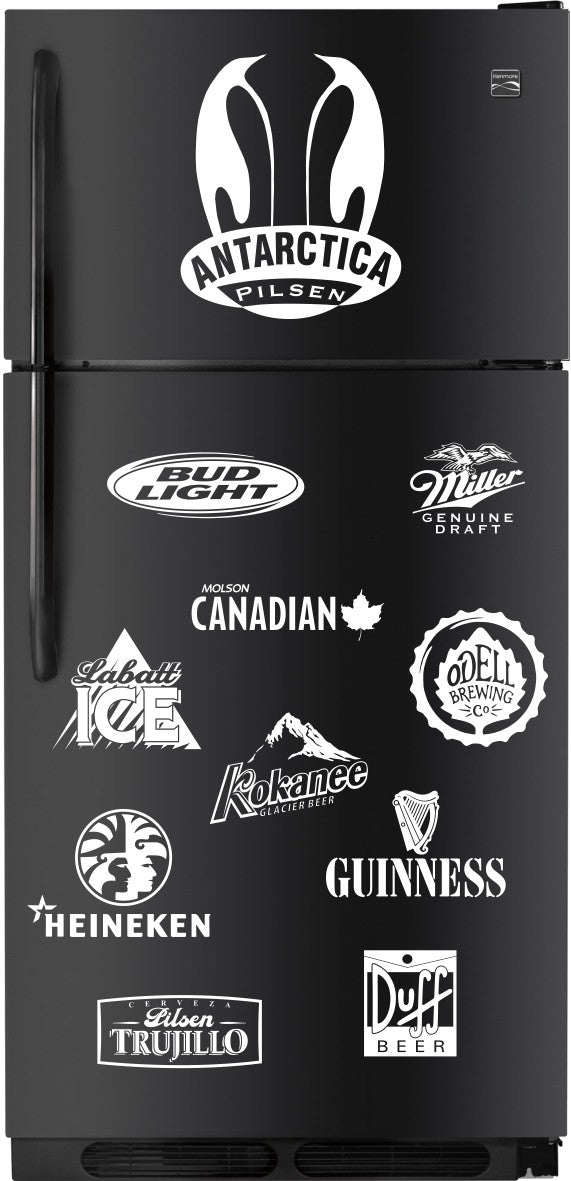 Antarctica decal, beer decal, car decal sticker