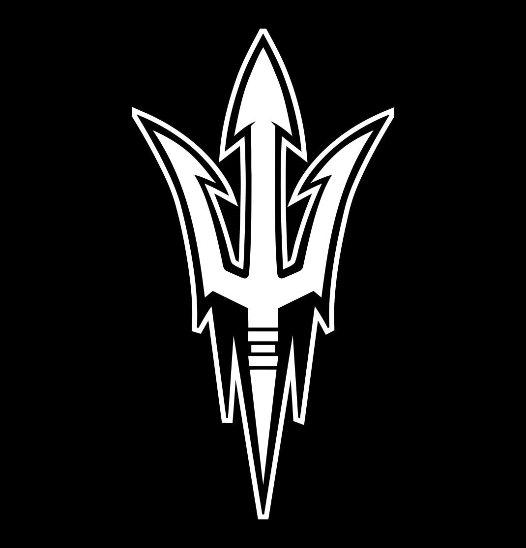 Arizona State Sun Devils decal, car decal sticker, college football