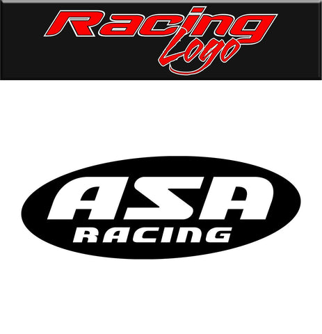 ASA Racing decal, racing sticker