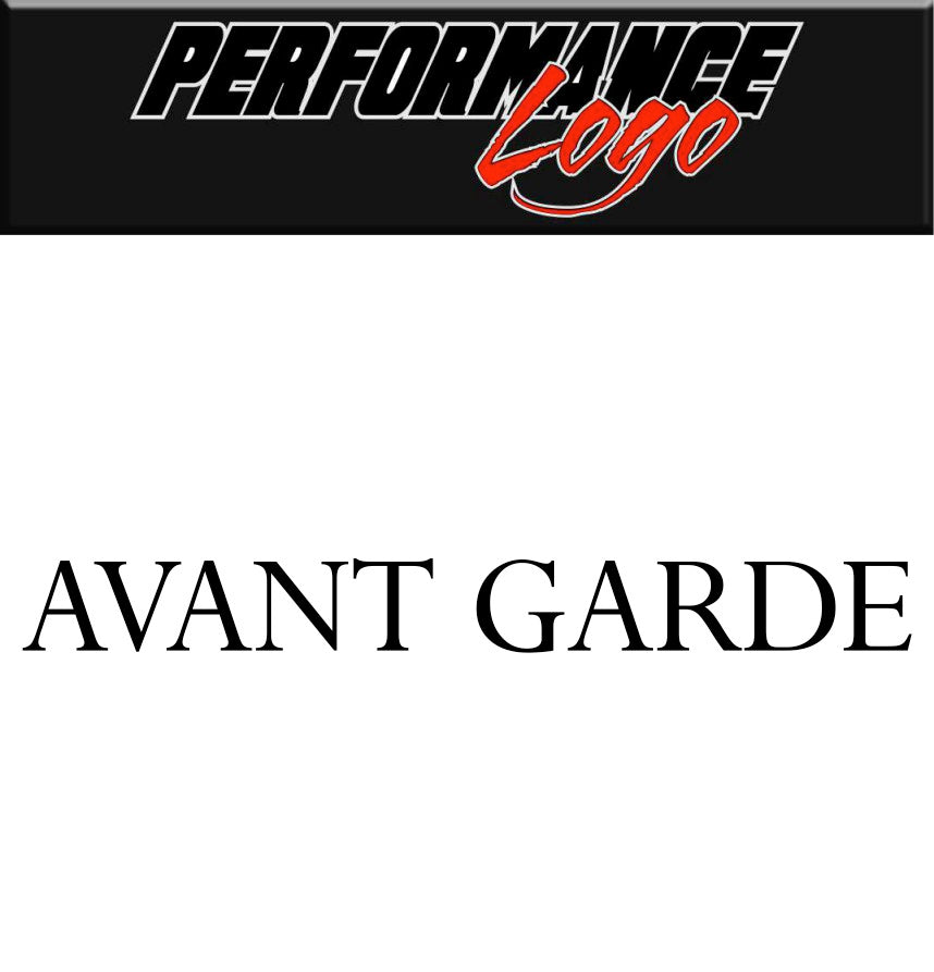 Avant Garde Wheels decal, performance car decal sticker