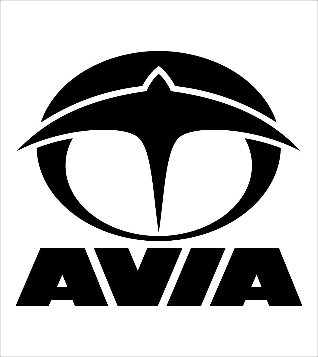 Avia decal, sticker, car decal