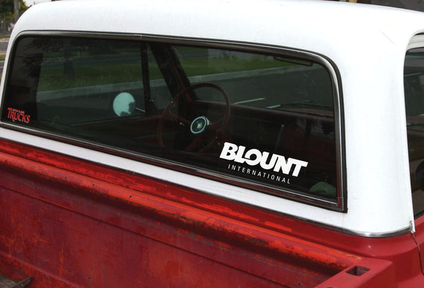 Blount International decal, farm decal, car decal sticker