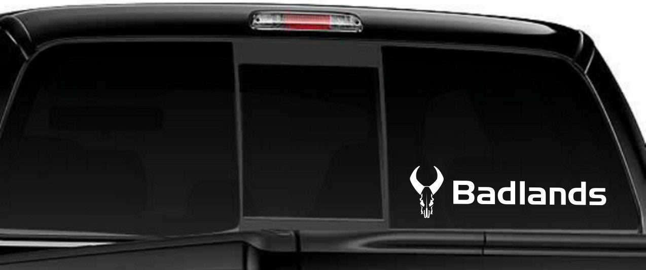 Badlands Packs decal, sticker, car decal