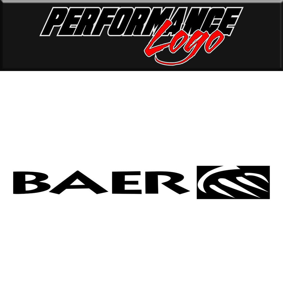 Baer decal performance decal sticker