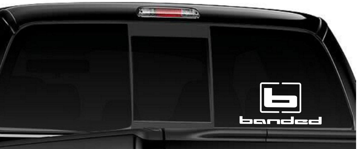 banded gear decal, car decal sticker