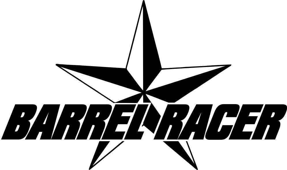 barrel racer 2 country & western decal - North 49 Decals