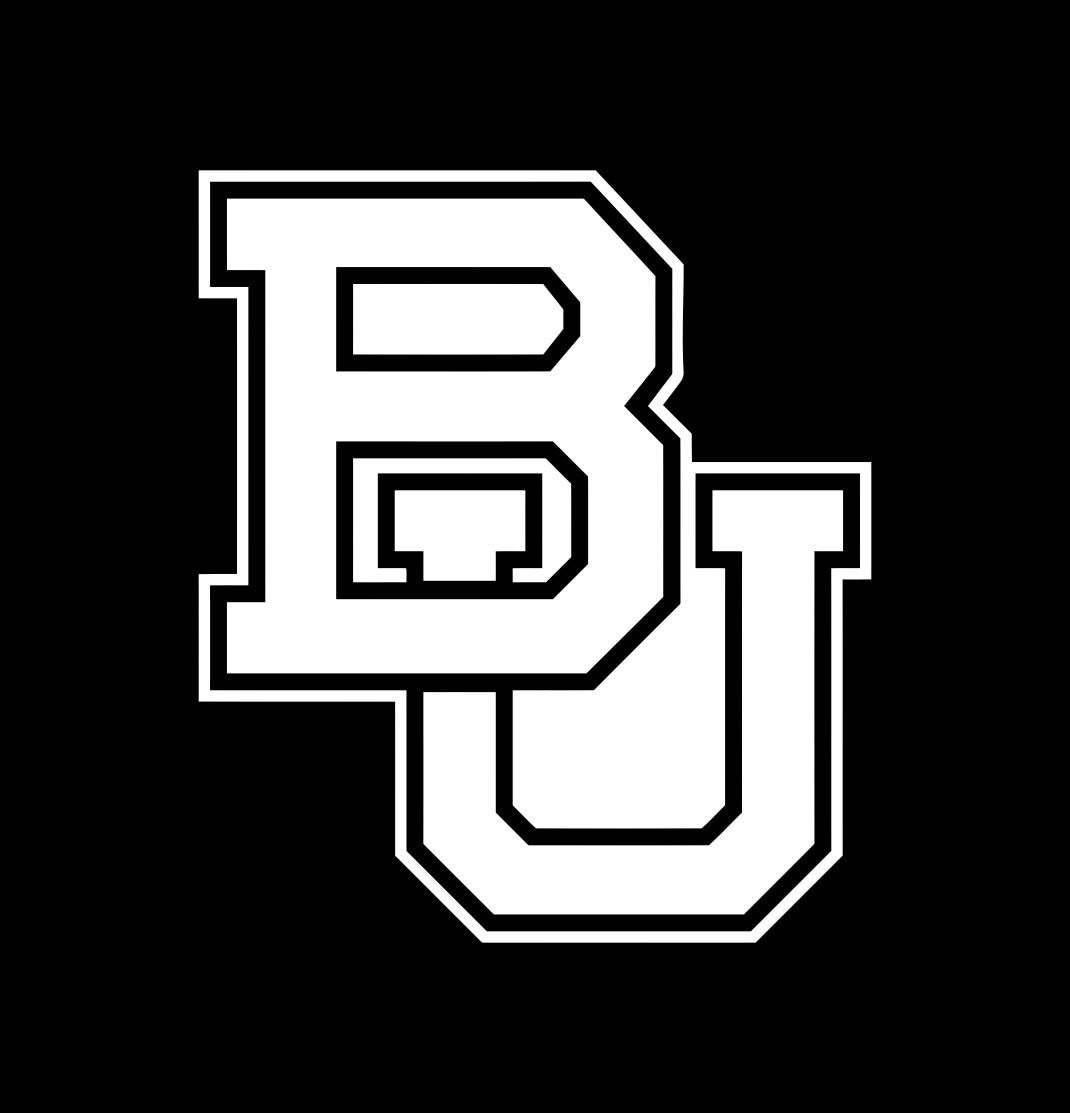 Baylor Bears decal, car decal sticker, college football