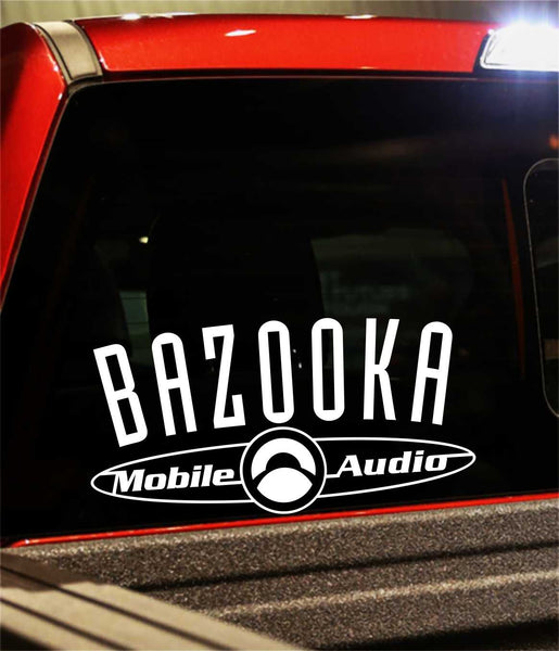 Bazooka decal, sticker, audio decal