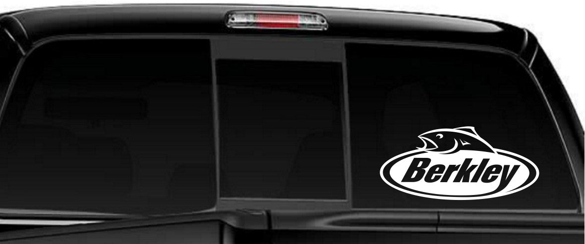 berkley decal, sticker, car decal