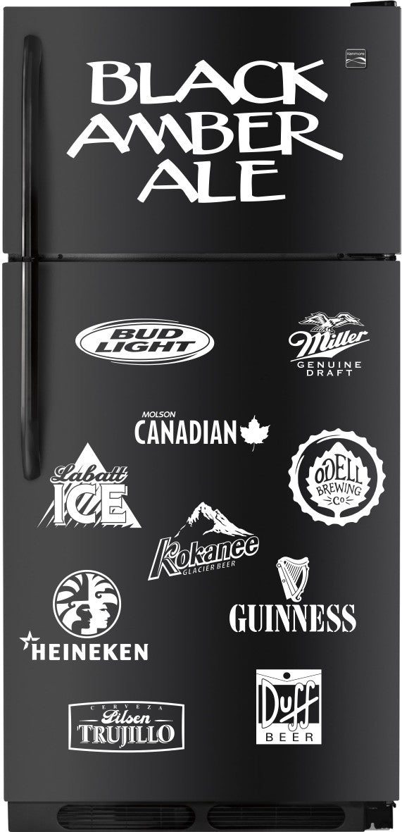 Black Amber Ale decal, beer decal, car decal sticker