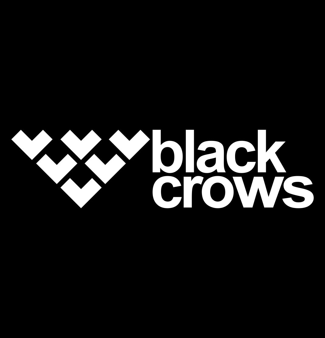 Black Crows Skis decal, ski snowboard decal, car decal sticker