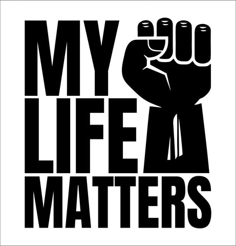 Black Lives Matter decal, BLM decal, car decal sticker