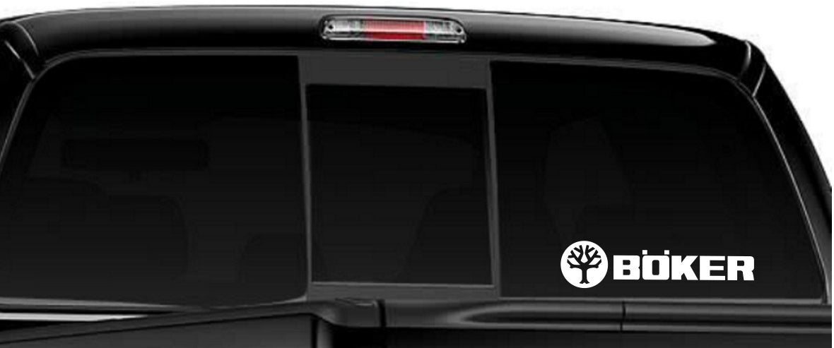 boker decal, car decal sticker
