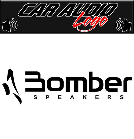 Bomber Speakers decal, sticker, audio decal