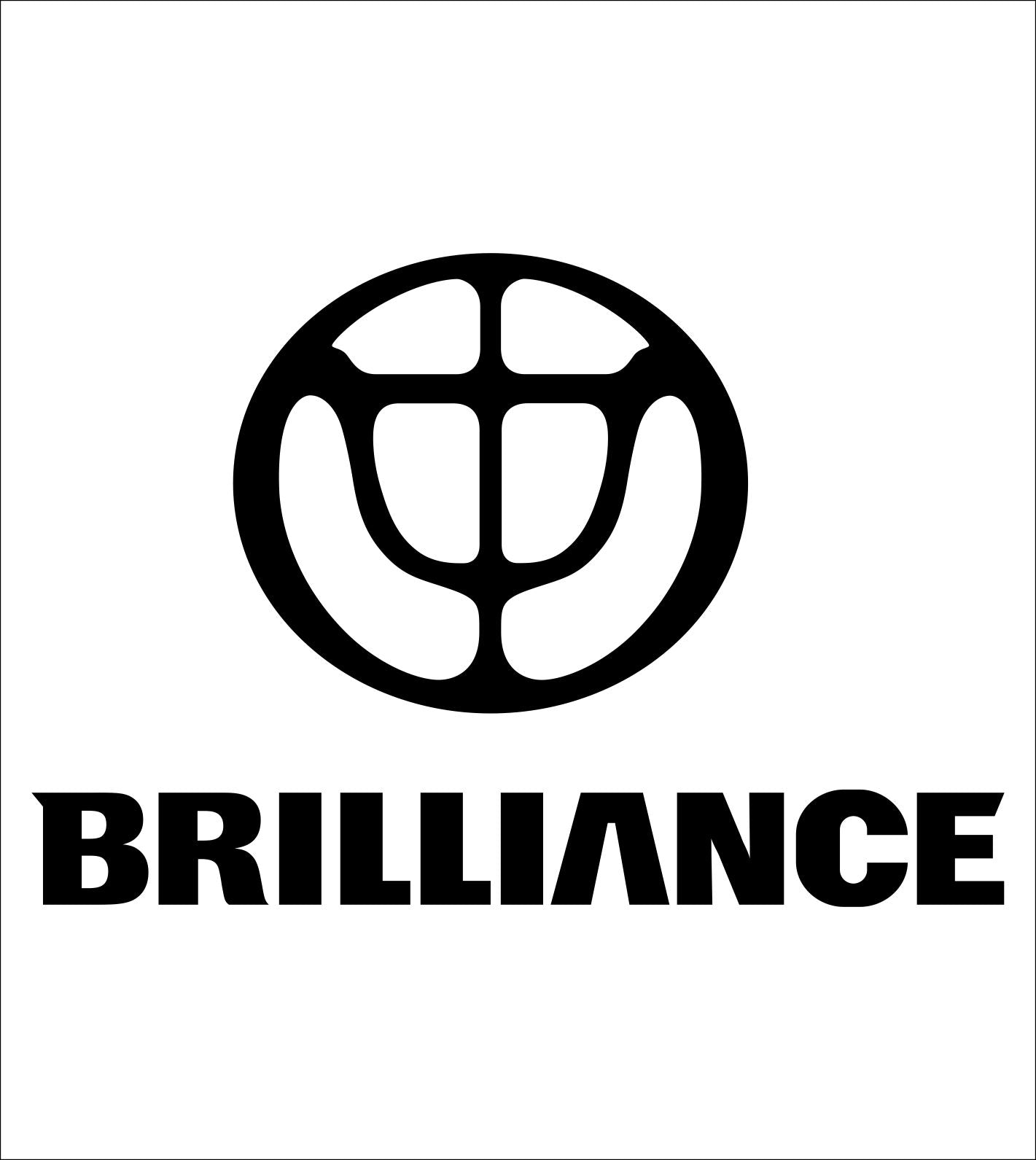 Brilliance decal, sticker, car decal