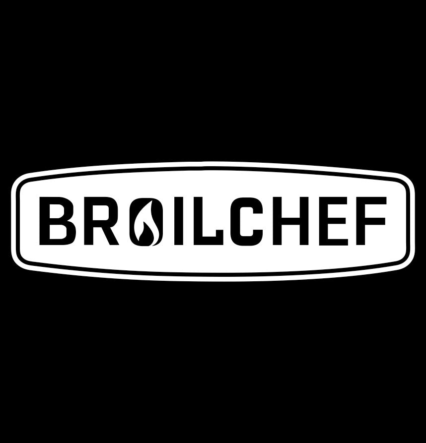 Broilchef decal, barbecue decal smoker decals, car decal