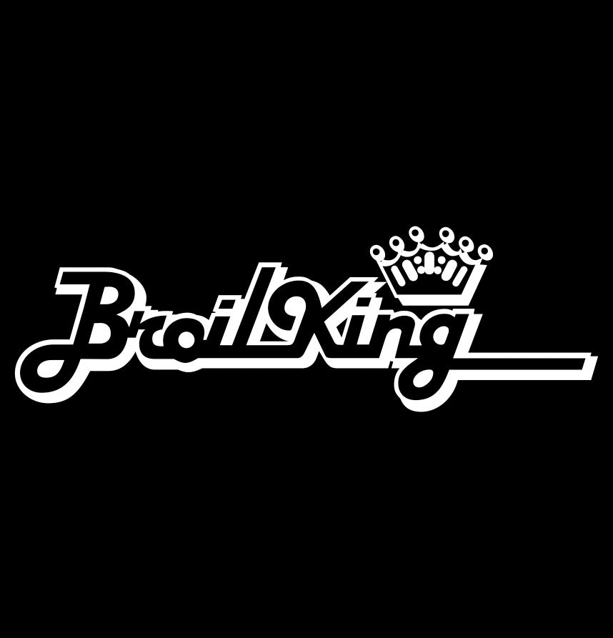 Broil King decal, barbecue decal smoker decals, car decal