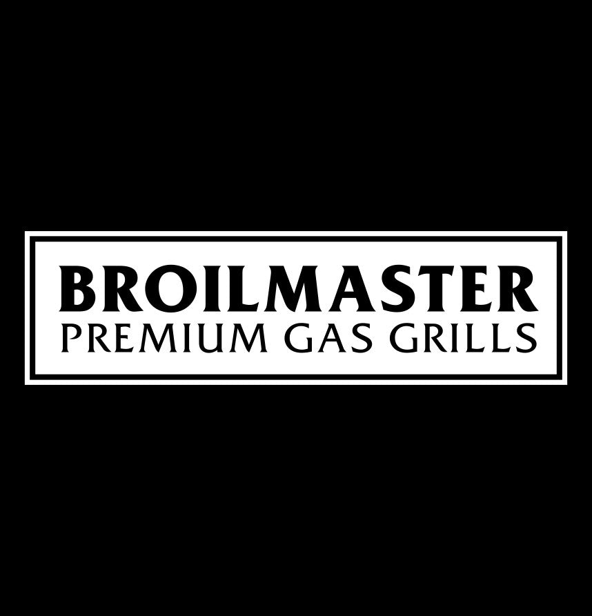 Broilmaster decal, barbecue decal smoker decals, car decal