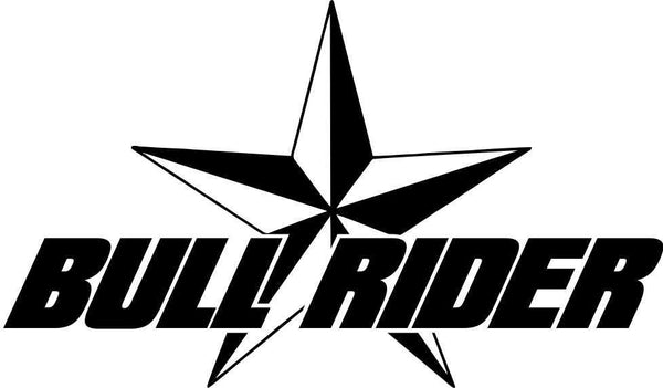 bull rider star country & western decal - North 49 Decals