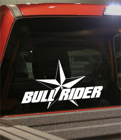 bull rider star country & western decal - North 49 Decals