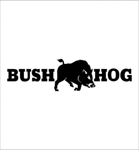 Bush Hog decal B