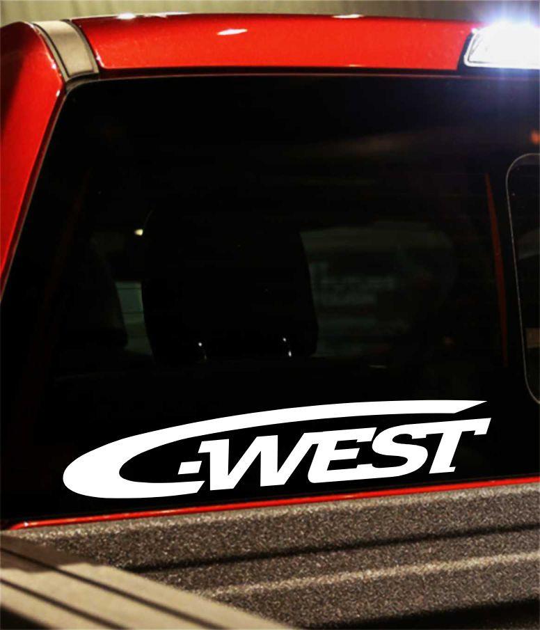 c-west performance logo decal - North 49 Decals