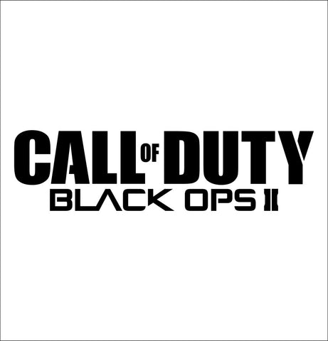 Call of duty Black ops 2 decal, video game decal, sticker, car decal