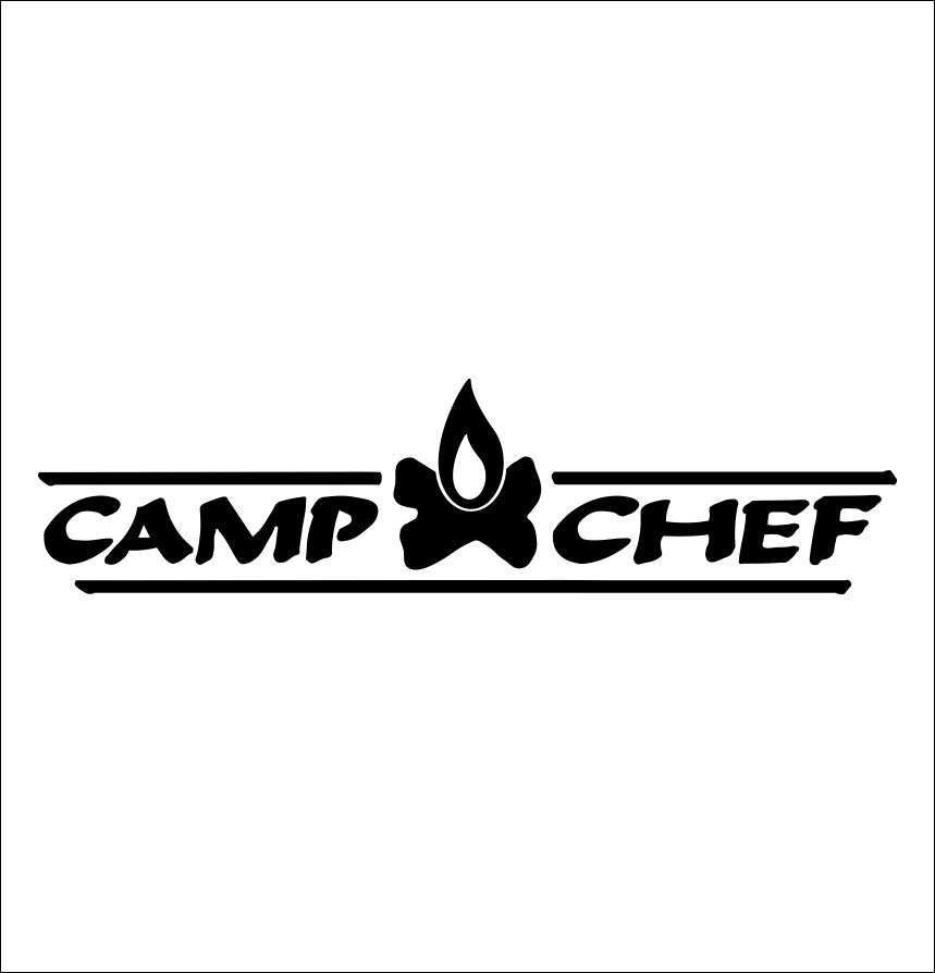 Camp Chef decal, barbecue decal smoker decals, car decal