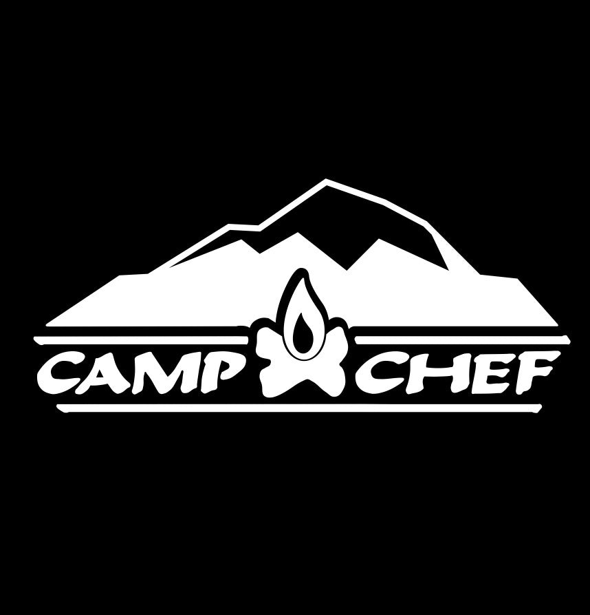 Camp Chef decal, barbecue decal smoker decals, car decal
