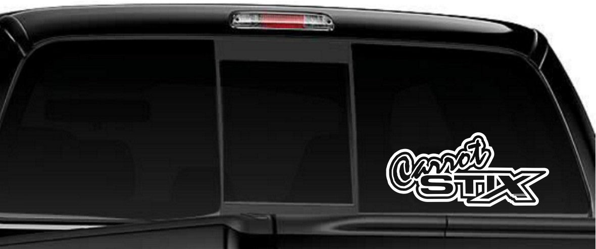 Carrot Stix decal, sticker, car decal