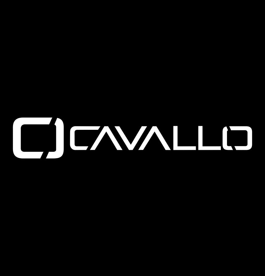 Cavallo Wheels decal, performance car decal sticker