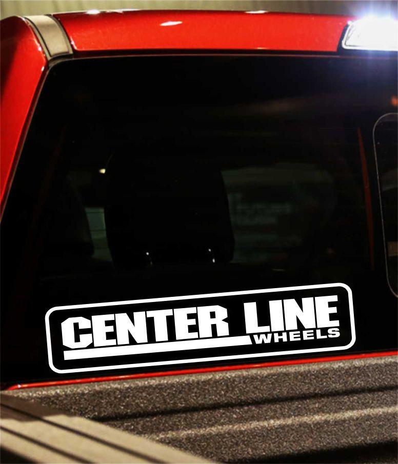 center line wheels performance logo decal - North 49 Decals